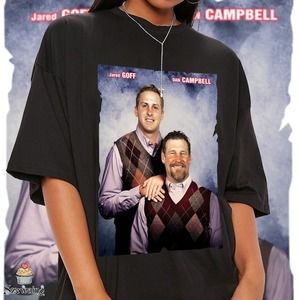 Jared Goff Dan Campbell Football Fan Shirt, Football Shirt, Game Day Shirt